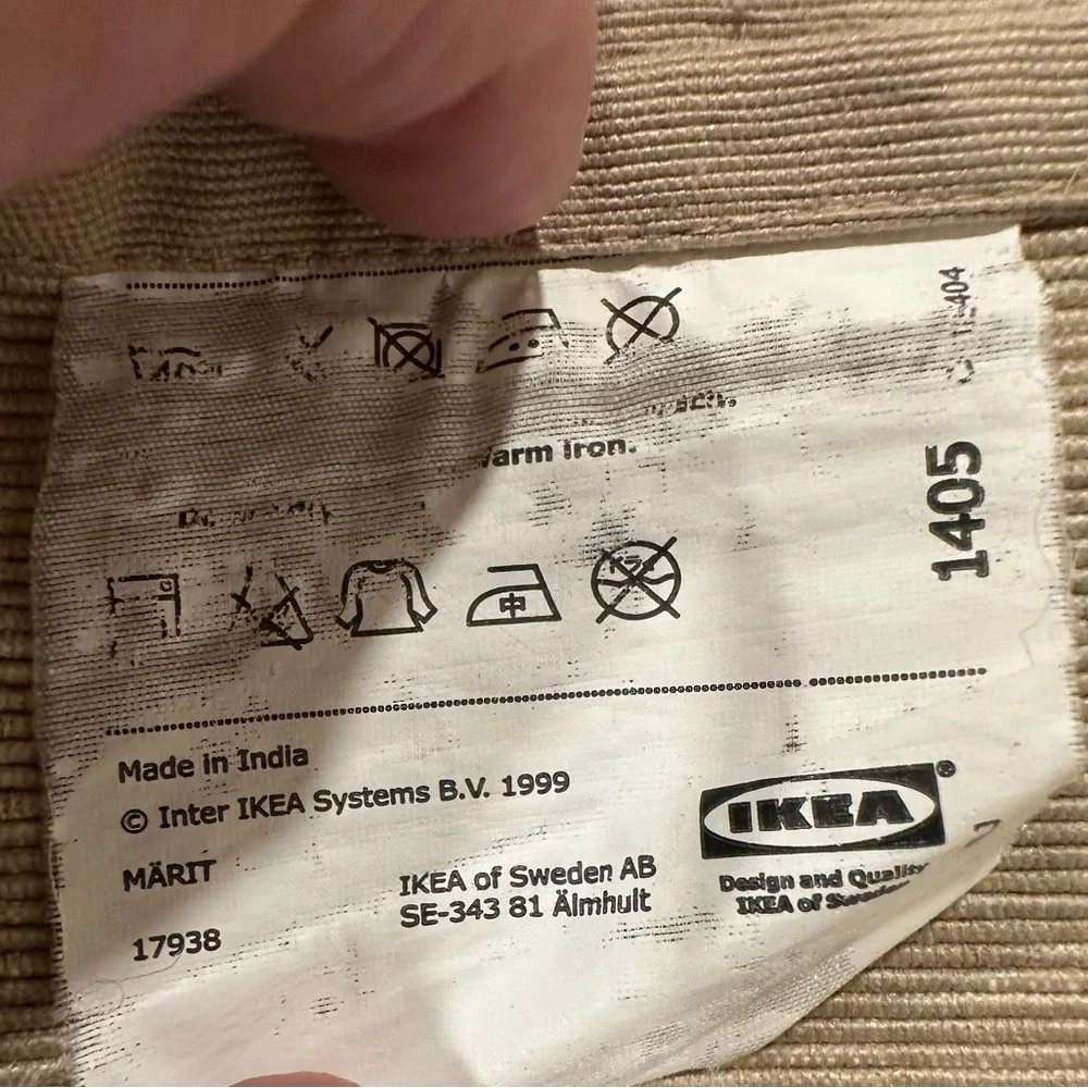 IKEA Tan Fabric Runner